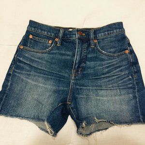 Madewell High rise shorts